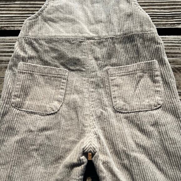 Vintage Corduroy Heart Overalls 2T | Retro Beige Toddler Jumper Cottagecore Baby - Picture 7 of 11
